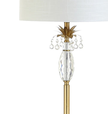 Adalyn 61" Crystal / Metal LED Floor Lamp - JONATHAN Y
